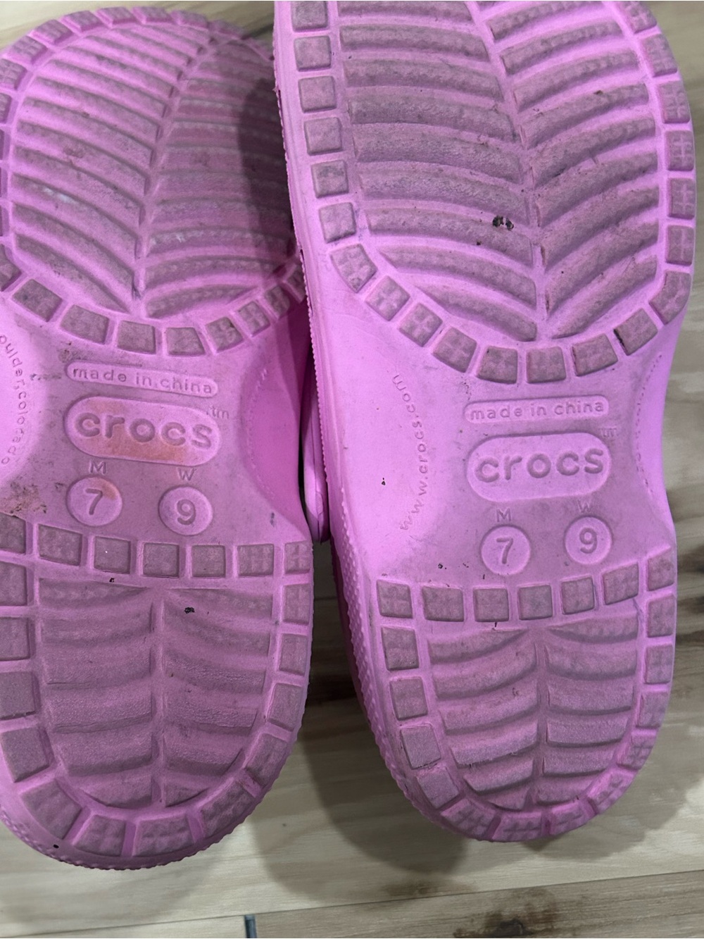 Pink Crocs with Charms - Picture 3 of 3